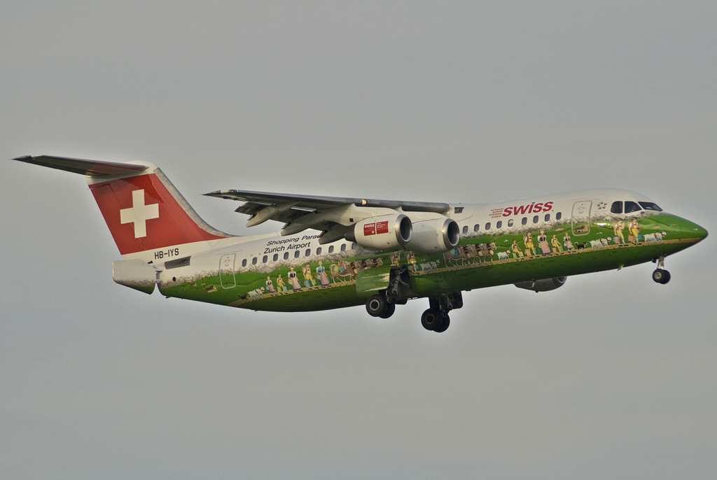 Photo of Swiss HB-IYS, AVRO RJ-100 Avroliner