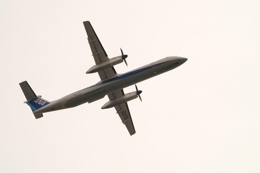 Photo of ANA Wings JA845A, De Havilland Dash 8 (400)