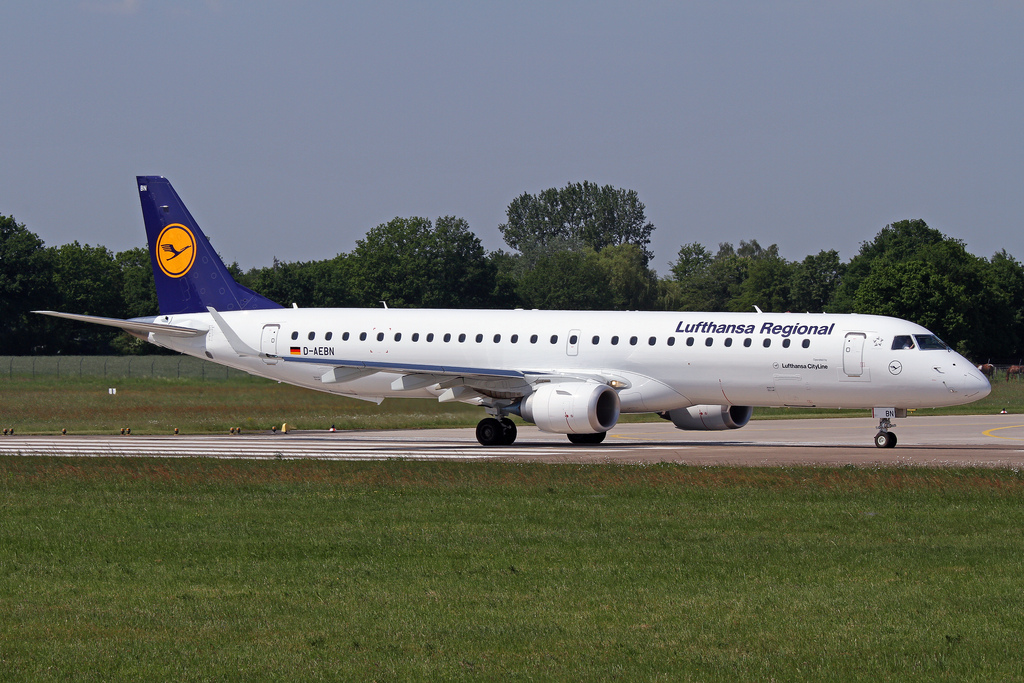 Photo of Lufthansa Cityline D-AEBN, Embraer ERJ-195