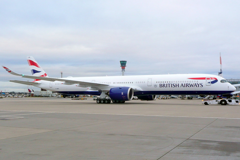 Photo of British Airways G-XWBD, Airbus A350-1000