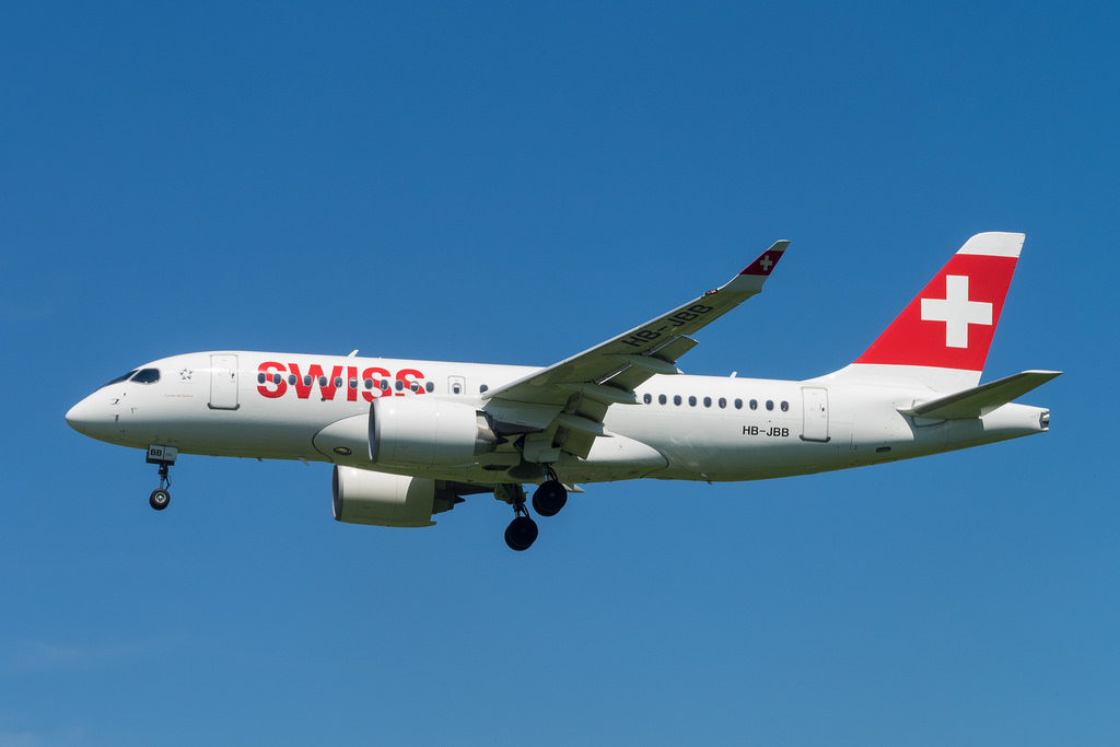 Photo of Swiss HB-JBB, Airbus A220-100
