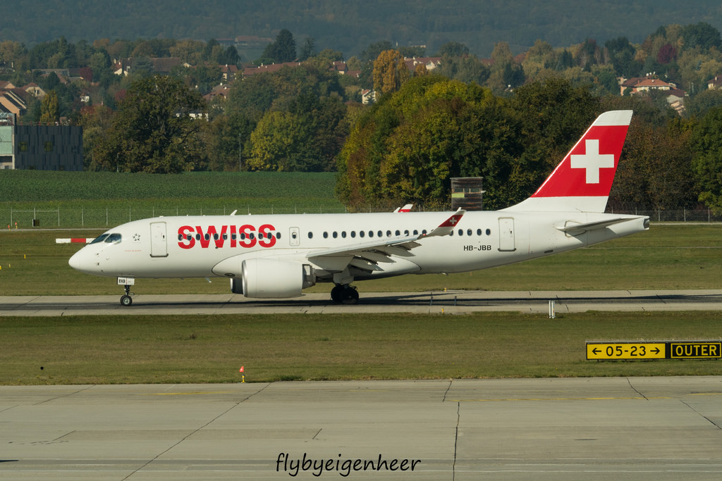 Photo of Swiss HB-JBB, Airbus A220-100