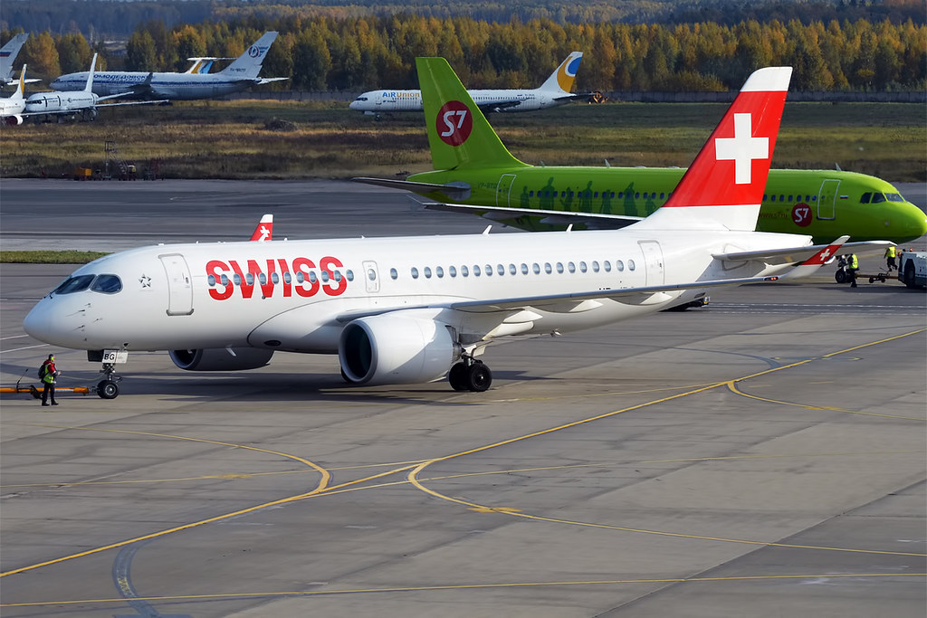 Photo of Swiss HB-JBG, Airbus A220-100