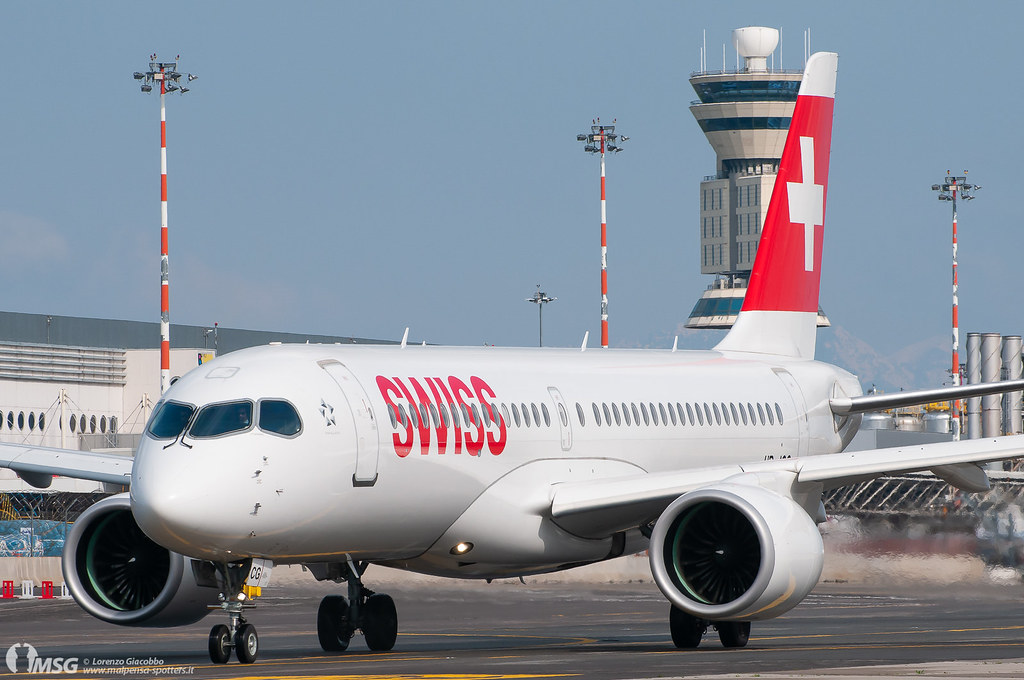 Photo of Swiss HB-JCG, Airbus A220-300