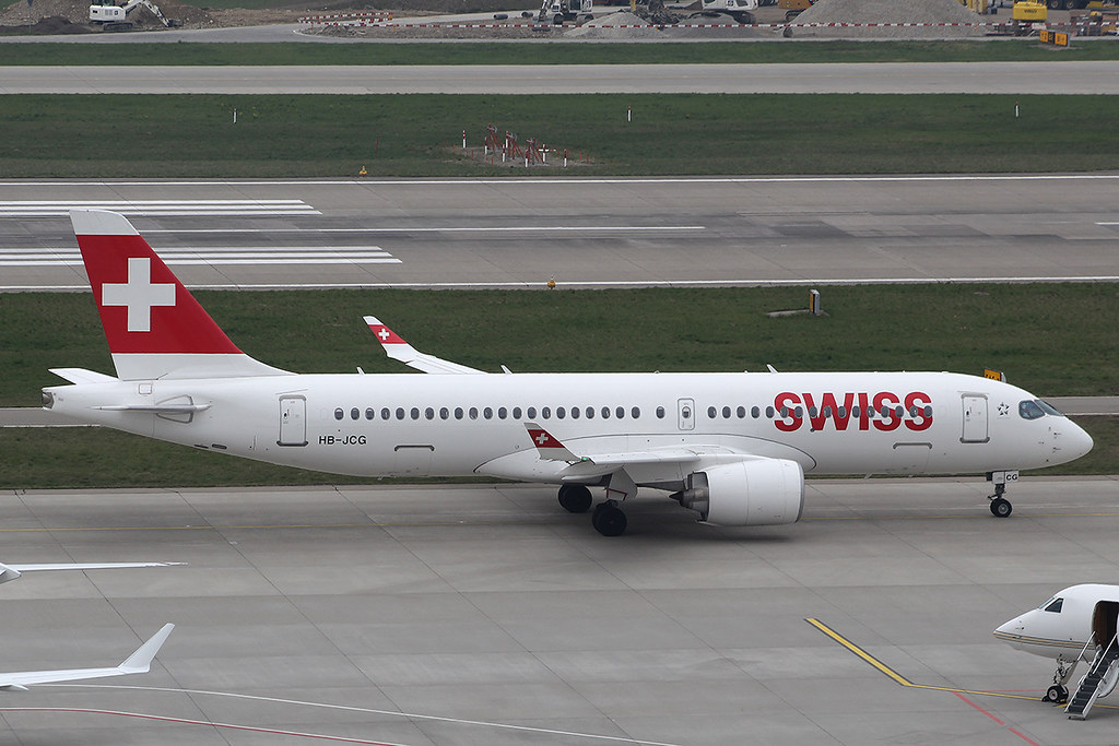Photo of Swiss HB-JCG, Airbus A220-300