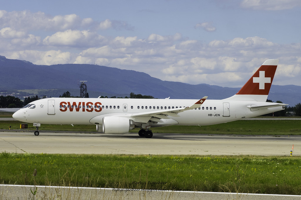 Photo of Swiss International Airlines HB-JCN, Airbus A220-300