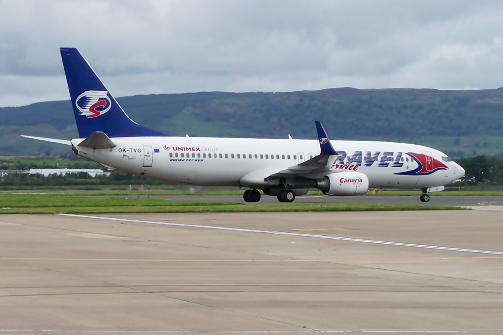 Photo of Travel Service OK-TVG, Boeing 737-800