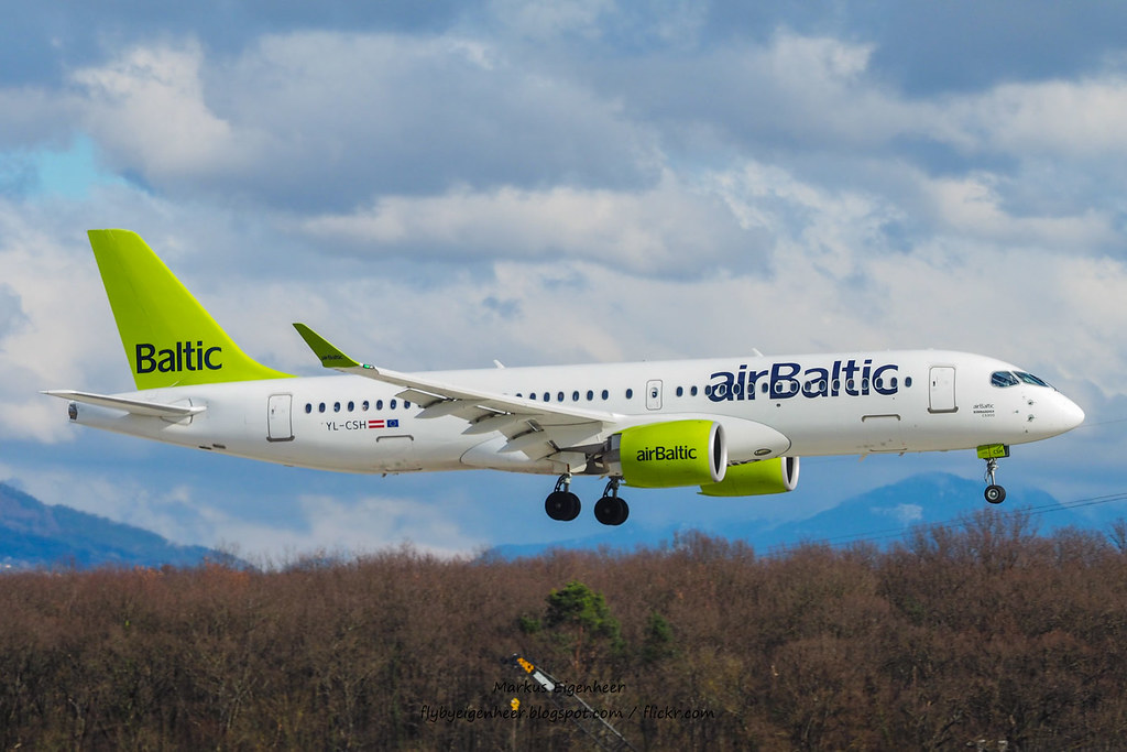 Photo of Air Baltic YL-CSH, Airbus A220-300