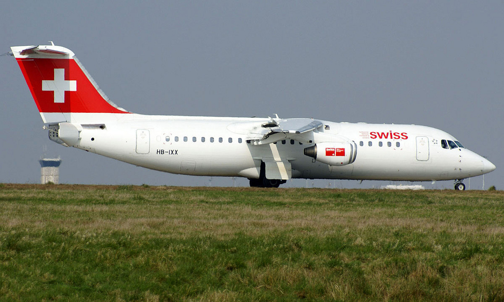Photo of Swiss HB-IXX, AVRO RJ-100 Avroliner
