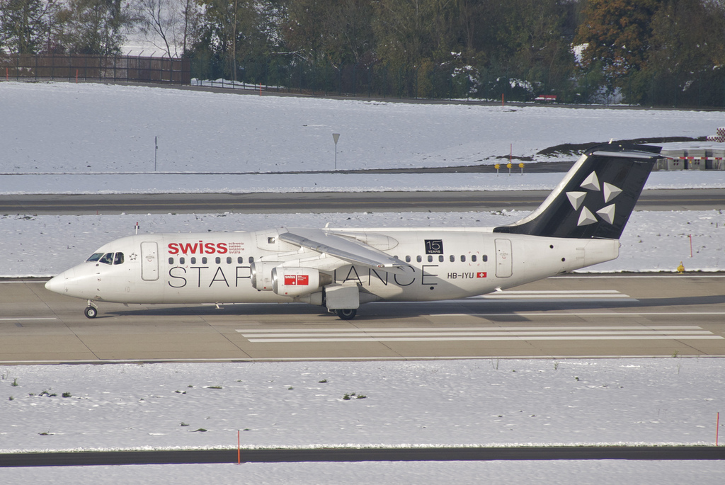 Photo of Swiss HB-IYU, AVRO RJ-100 Avroliner