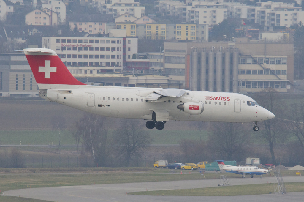 Photo of Swiss HB-IYW, AVRO RJ-100 Avroliner