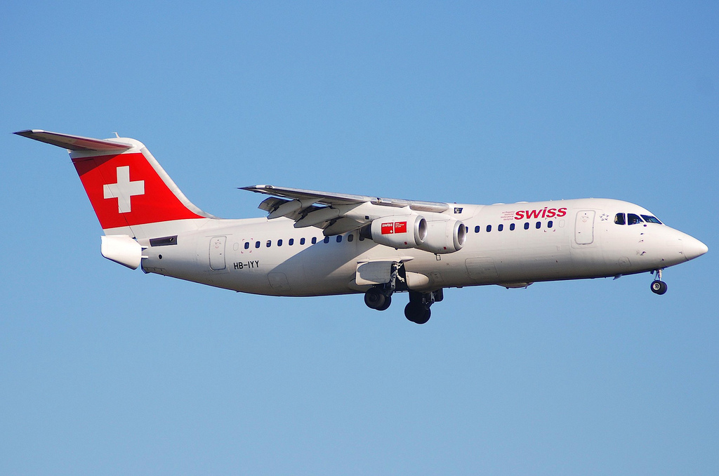 Photo of Swiss HB-IYY, AVRO RJ-100 Avroliner