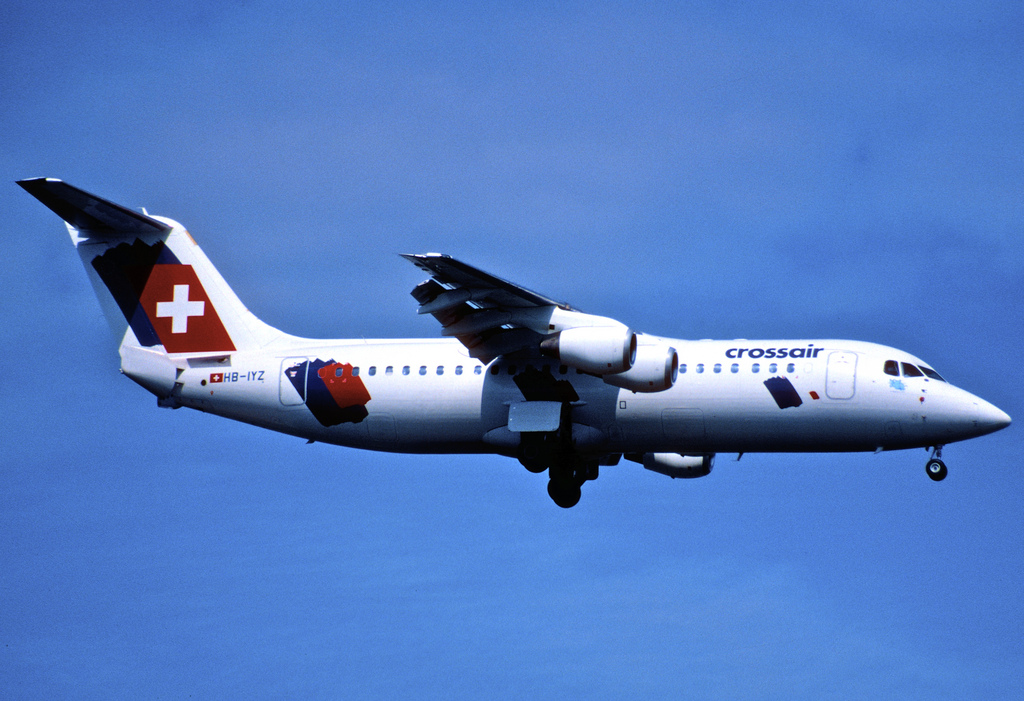 Photo of Swiss HB-IYZ, AVRO RJ-100 Avroliner
