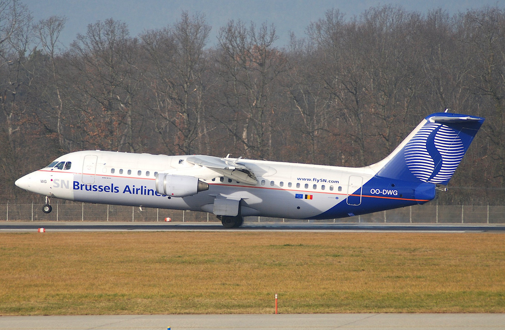 Photo of Brussels Airlines OO-DWG, AVRO RJ-100 Avroliner