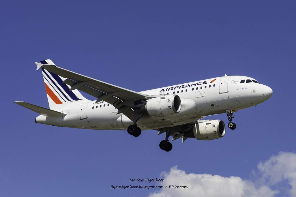 Photo of Air France F-GUGM, Airbus A318