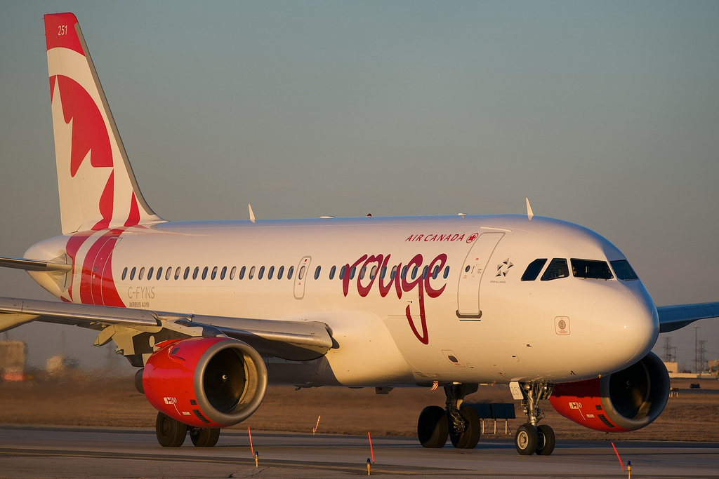 Photo of Air Canada Rouge C-FYNS, Airbus A319