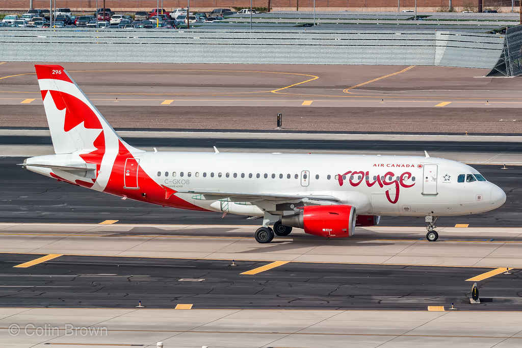Photo of Air Canada Rouge C-GKOB, Airbus A319