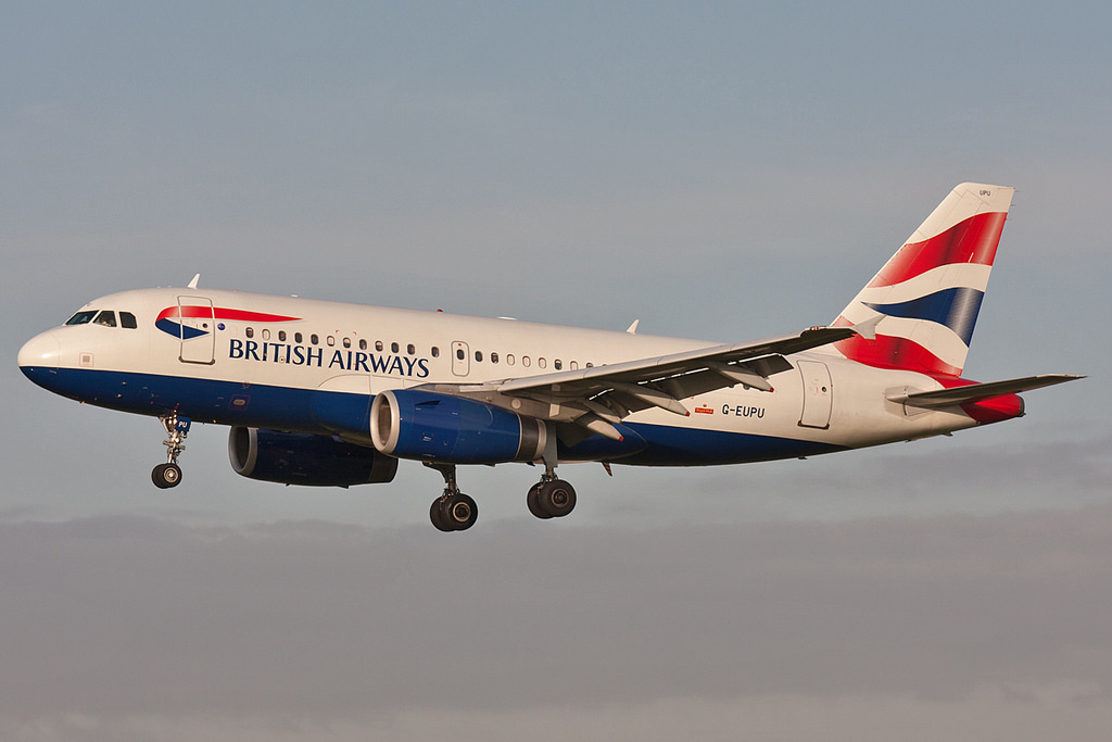 Photo of British Airways G-EUPU, Airbus A319