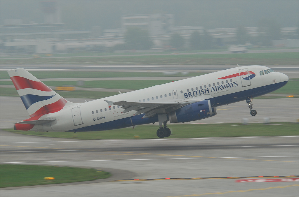 Photo of British Airways G-EUPW, Airbus A319