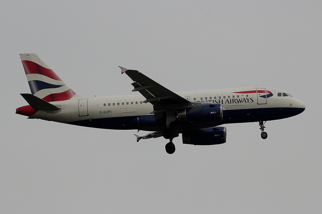 Photo of British Airways G-EUPX, Airbus A319