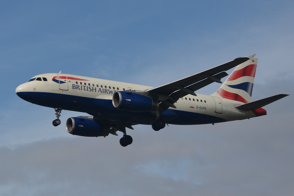 Photo of British Airways G-EUPX, Airbus A319