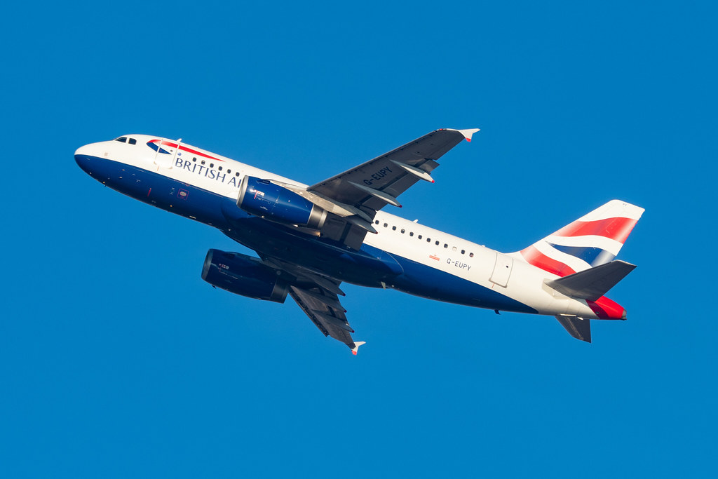 Photo of British Airways G-EUPY, Airbus A319