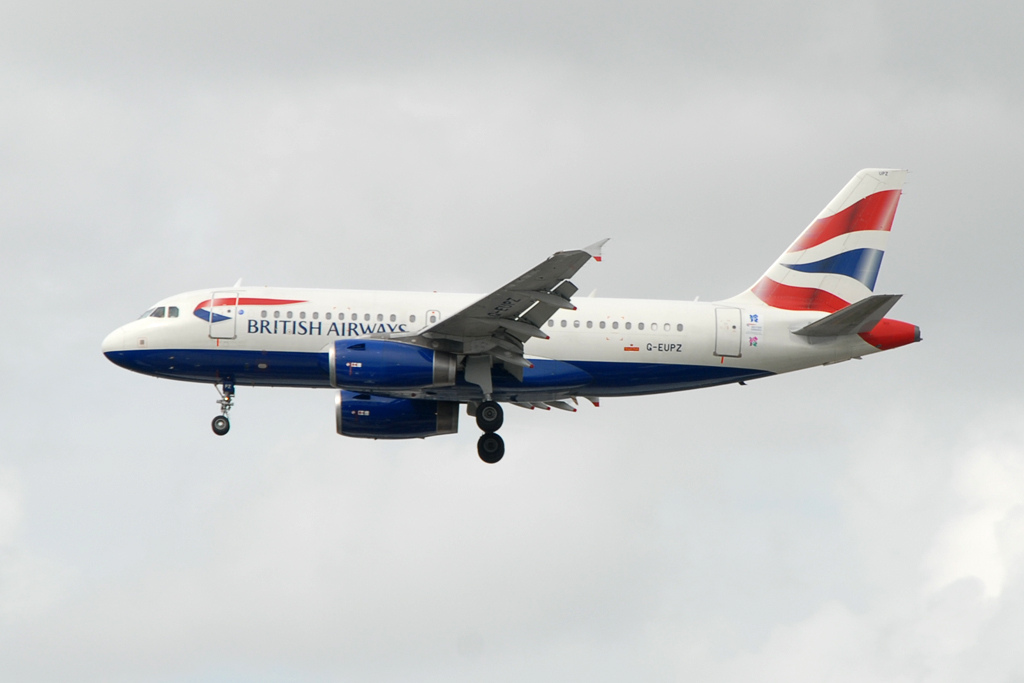 Photo of British Airways G-EUPZ, Airbus A319