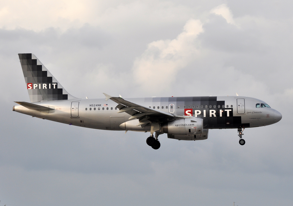 Photo of Spirit Airlines N524NK, Airbus A319