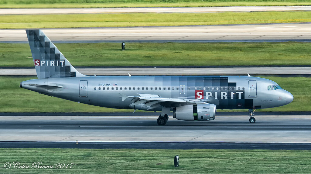 Photo of Spirit Airlines N529NK, Airbus A319