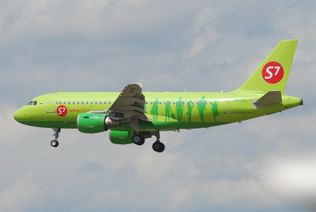 Photo of S7 Airlines VP-BHI, Airbus A319