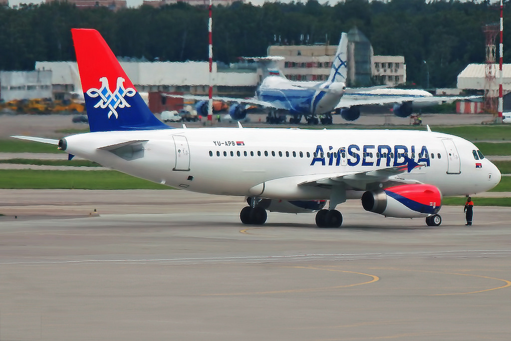 Photo of Air Serbia YU-APB, Airbus A319