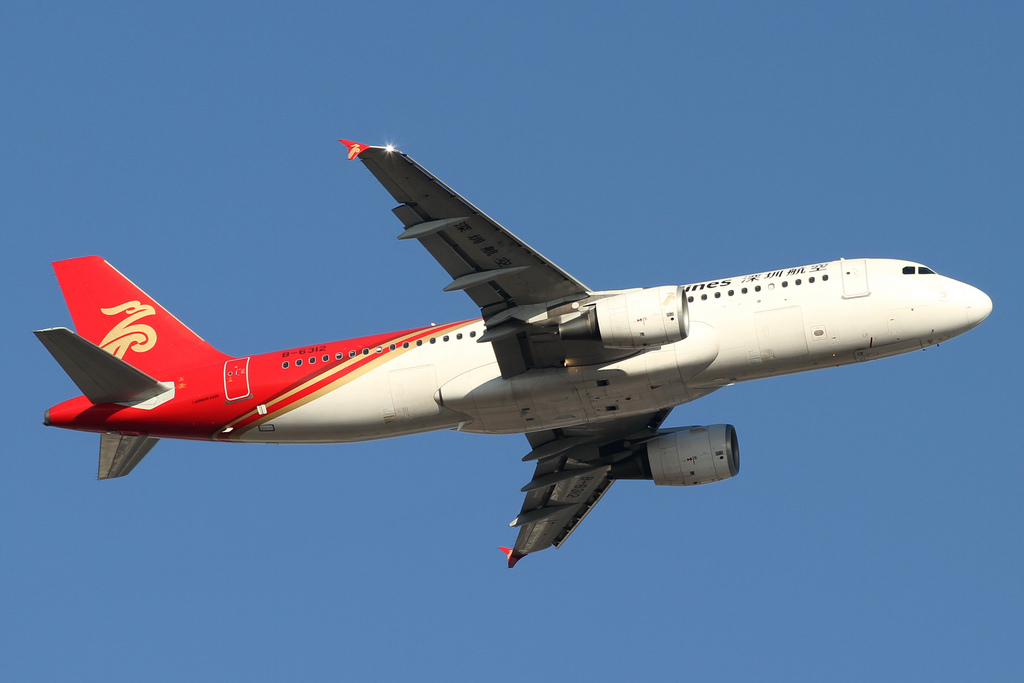 Photo of Shenzhen Airlines B-6312, Airbus A320