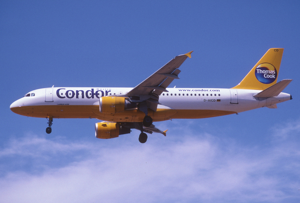 Photo of Condor D-AICD, Airbus A320