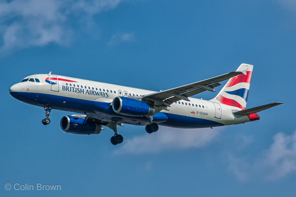 Photo of British Airways G-EUUH, Airbus A320