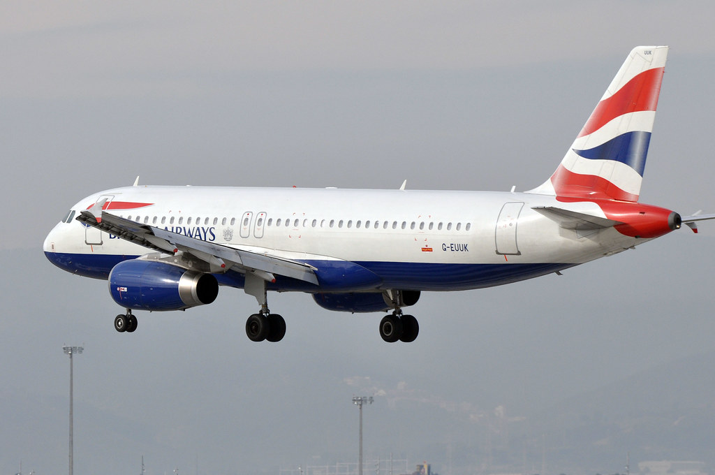 Photo of British Airways G-EUUK, Airbus A320