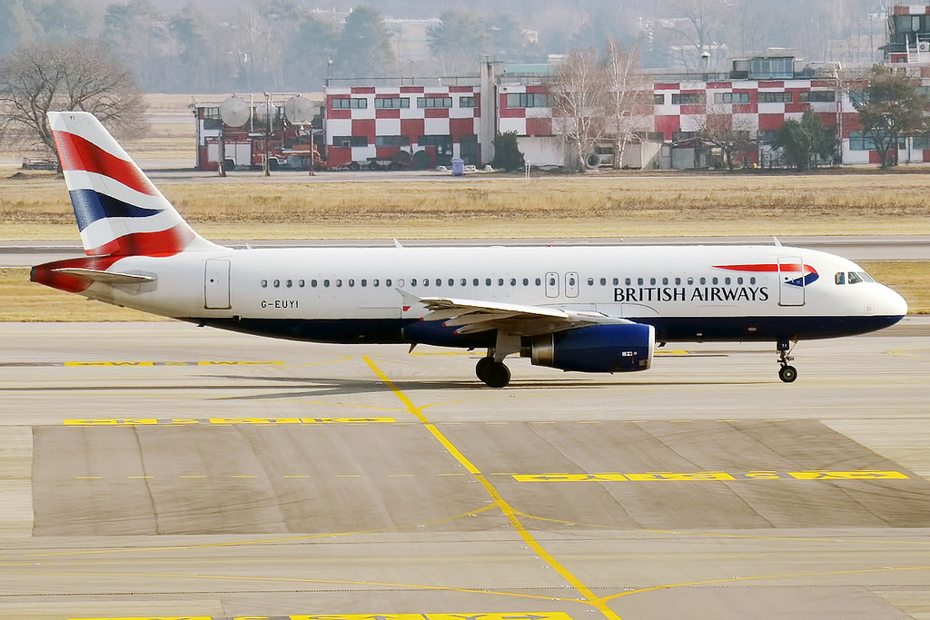 Photo of British Airways G-EUYI, Airbus A320