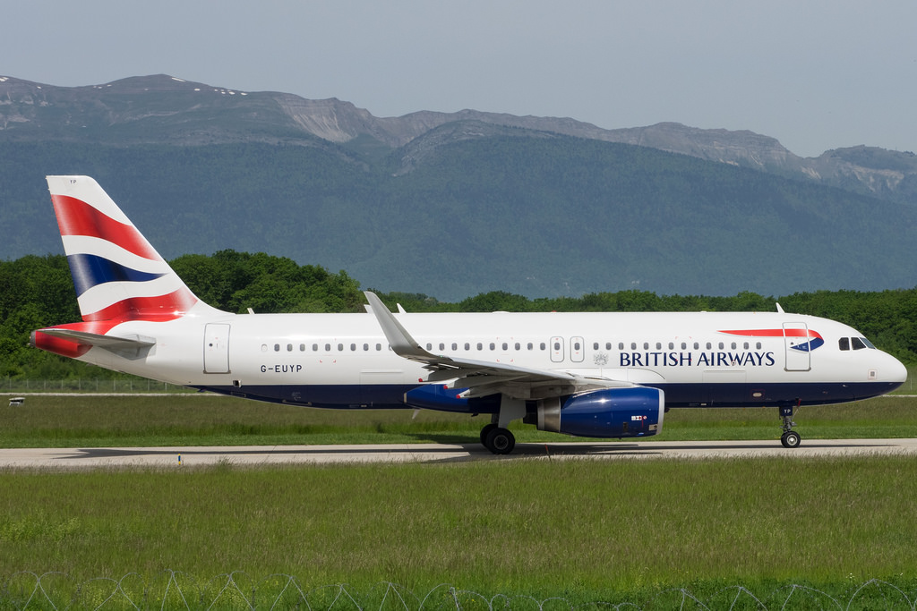 Photo of British Airways G-EUYP, Airbus A320