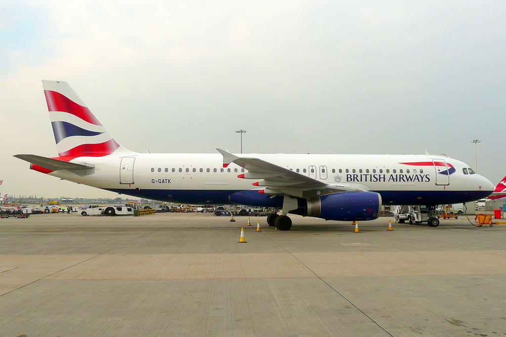 Photo of British Airways G-GATK, Airbus A320