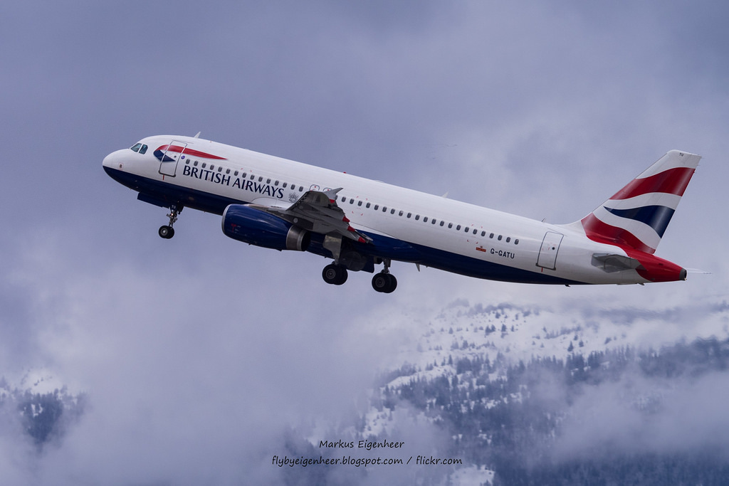 Photo of British Airways G-GATU, Airbus A320