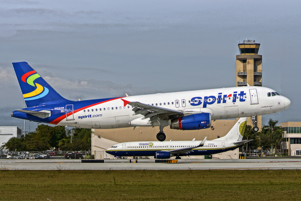 Photo of Spirit Airlines N616NK, Airbus A320