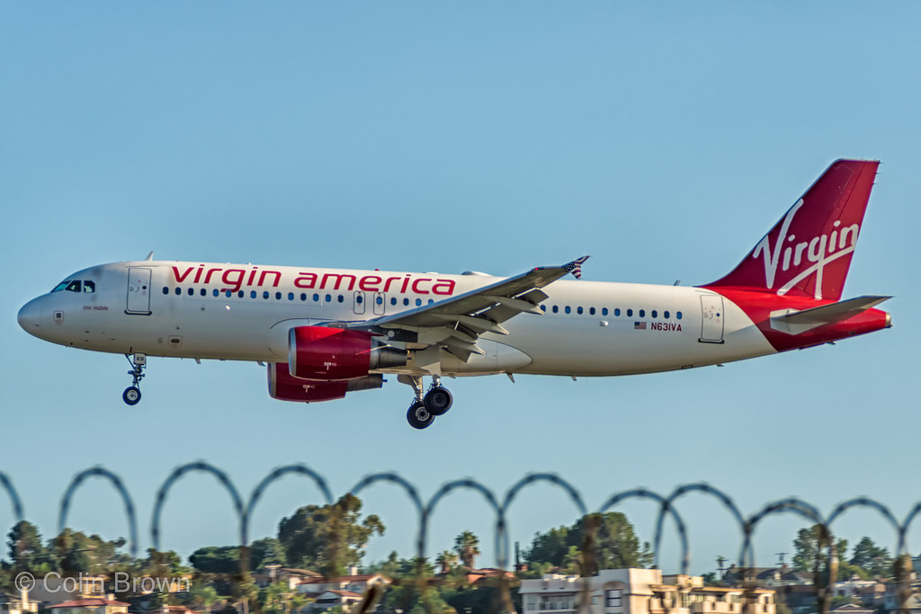 Photo of Virgin America N631VA, Airbus A320