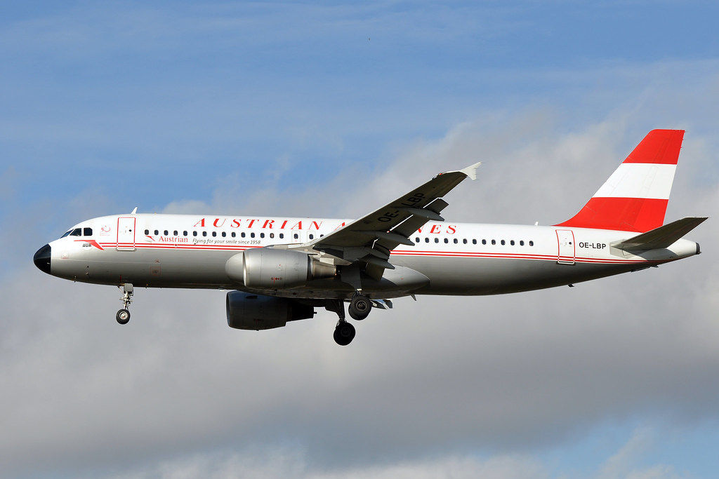 Photo of Austrian Airlines OE-LBP, Airbus A320