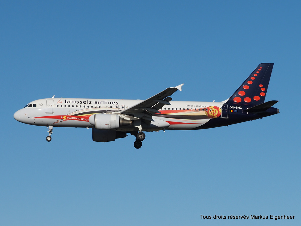 Photo of Brussels Airlines OO-SNC, Airbus A320