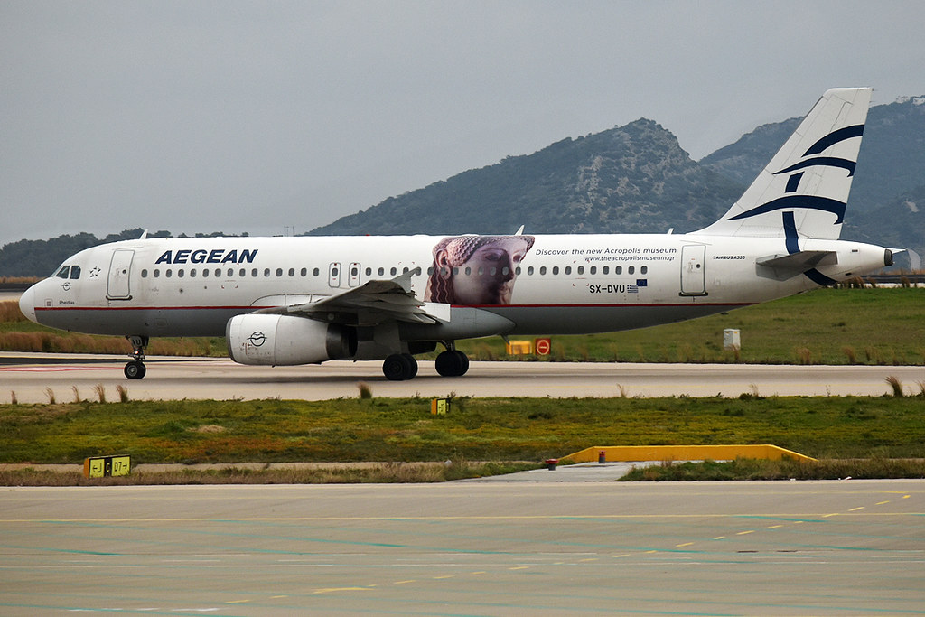 Photo of Aegean Airlines SX-DVU, Airbus A320
