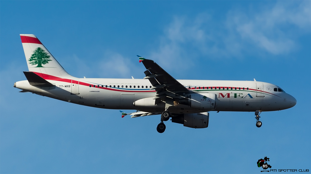 Photo of Middle East Airlines T7-MRB, Airbus A320