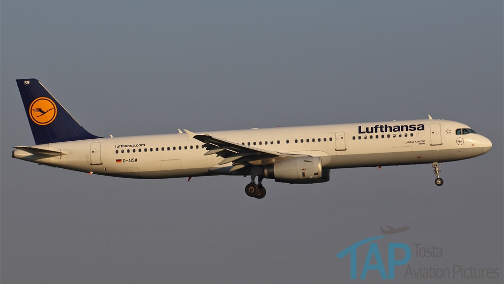 Photo of Lufthansa D-AISW, Airbus A321