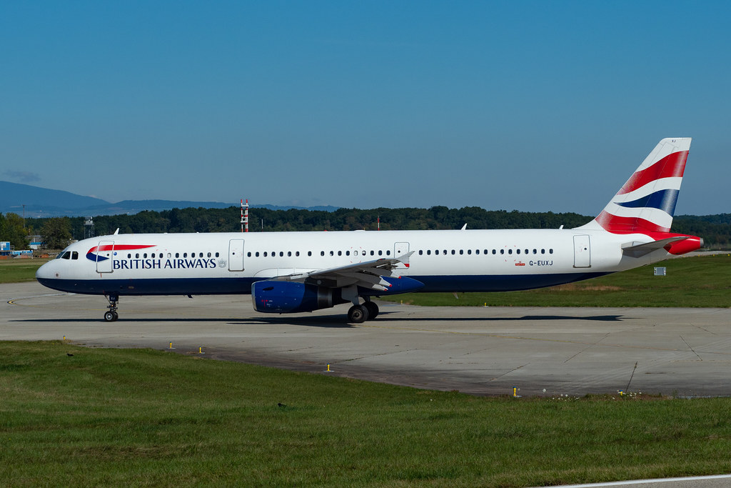Photo of British Airways G-EUXJ, Airbus A321