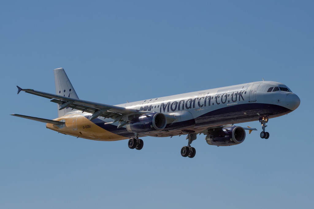 Photo of Monarch Airlines G-OZBU, Airbus A321