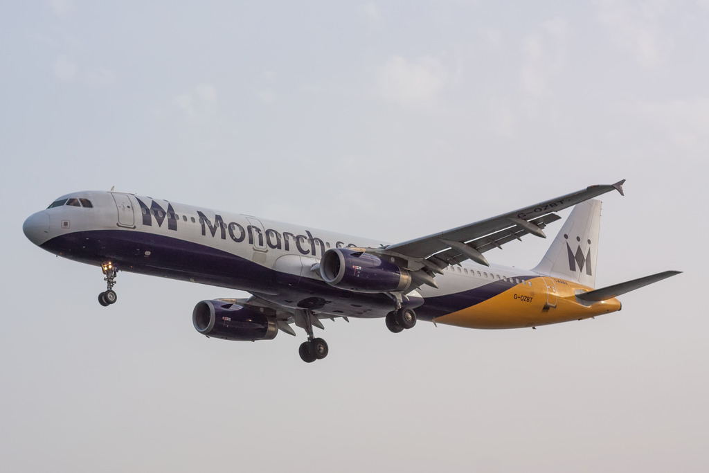 Photo of Monarch Airlines G-OZBU, Airbus A321