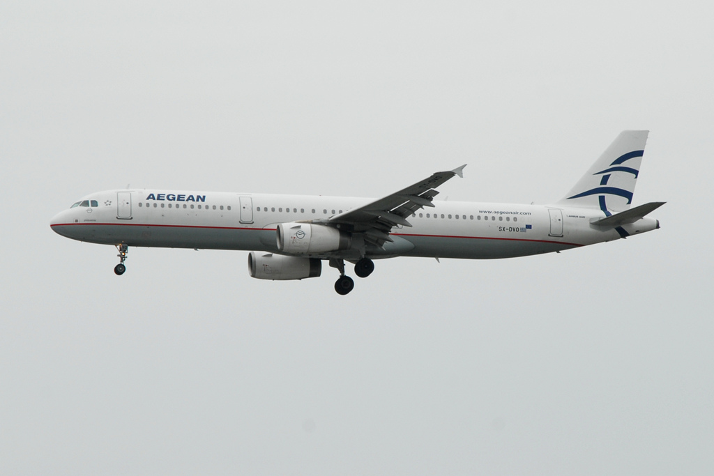 Photo of Aegean Airlines SX-DVO, Airbus A321